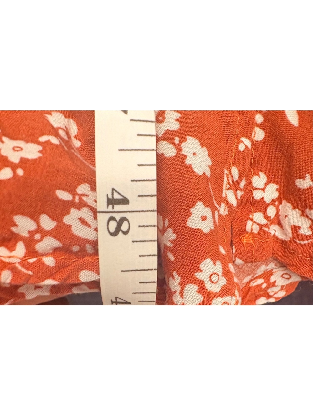 Bloomchic Rust Floral Midi Dress Size US 14-16 - Picture 11 of 11